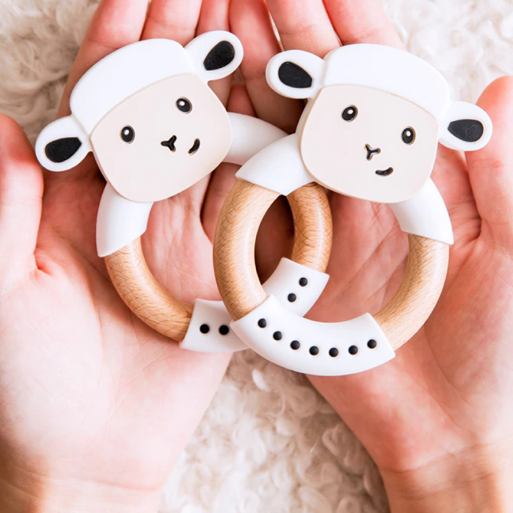 Anneaux de dentition Montessori - Eveil du bébé - Idée cadeau bebe