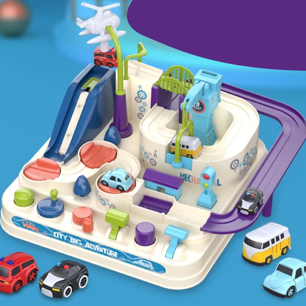 Circuit voiture montessori - Petite voiture et jouet MissionEspace™ –  L'Enfant Malin