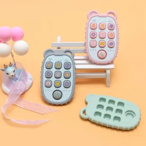 telecommande silicone jouet dentition bebe